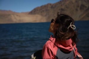 Cajón del Maipo, réservoir El Yeso et Casa de Chocolate avec pique-nique