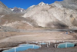 VISITE DU CAJON DEL MAIPO + TERMAS COLINA + EMBALSE EL YESO ET PIQUE-NIQUE