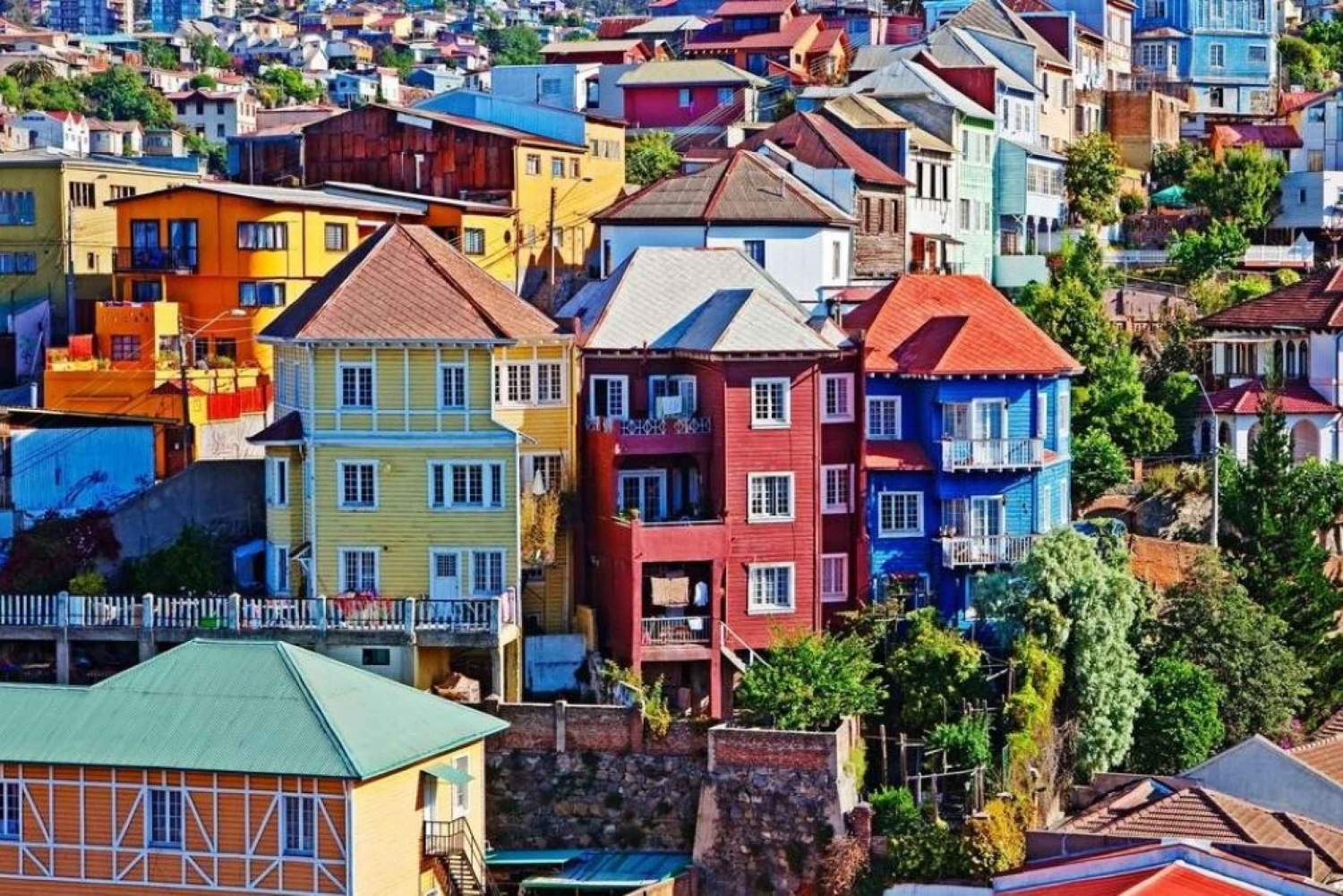 City Tour de Valparaíso e Viña del Mar. Você pode fazer um city tour por Valparaíso e Viña del Mar: Chile
