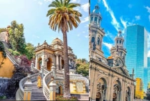 Santiago: Stadsvandring med höjdpunkter