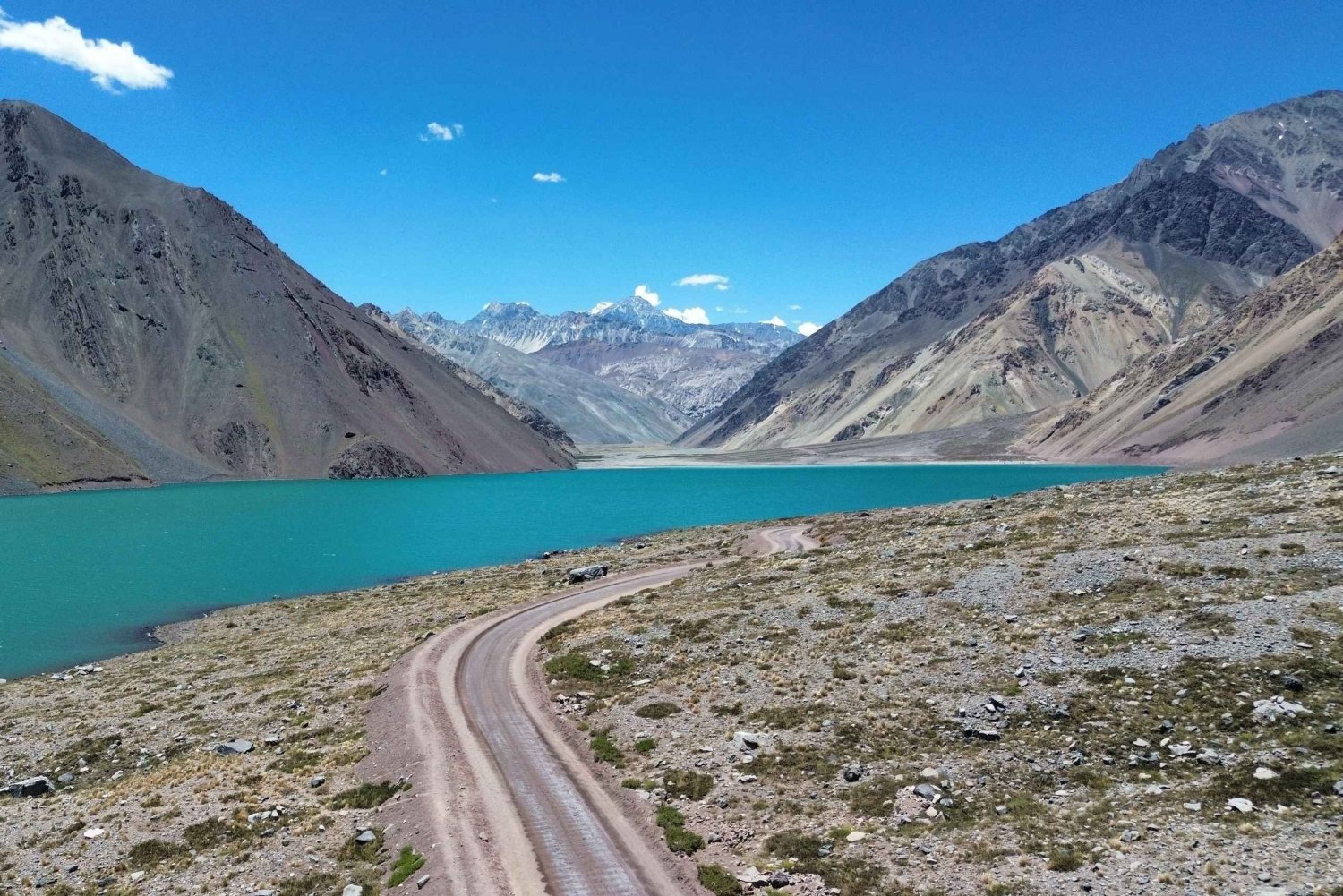 Embalse el yeso + termas el plomo con parilla chilena