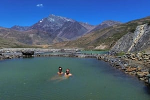 Lago El Yeso + terme El Plomo con grigliata cilena