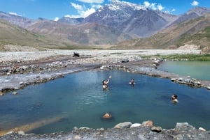 Lago El Yeso + terme El Plomo con grigliata cilena