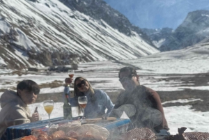 Lago El Yeso + terme El Plomo con grigliata cilena
