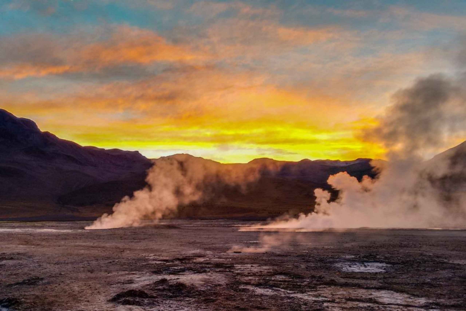 San Pedro de Atacama: Gita ai geyser di El Tatio e alla laguna di Machuca