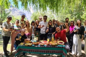 Experiência em Portillo e na Lagoa do Inca com piquenique.