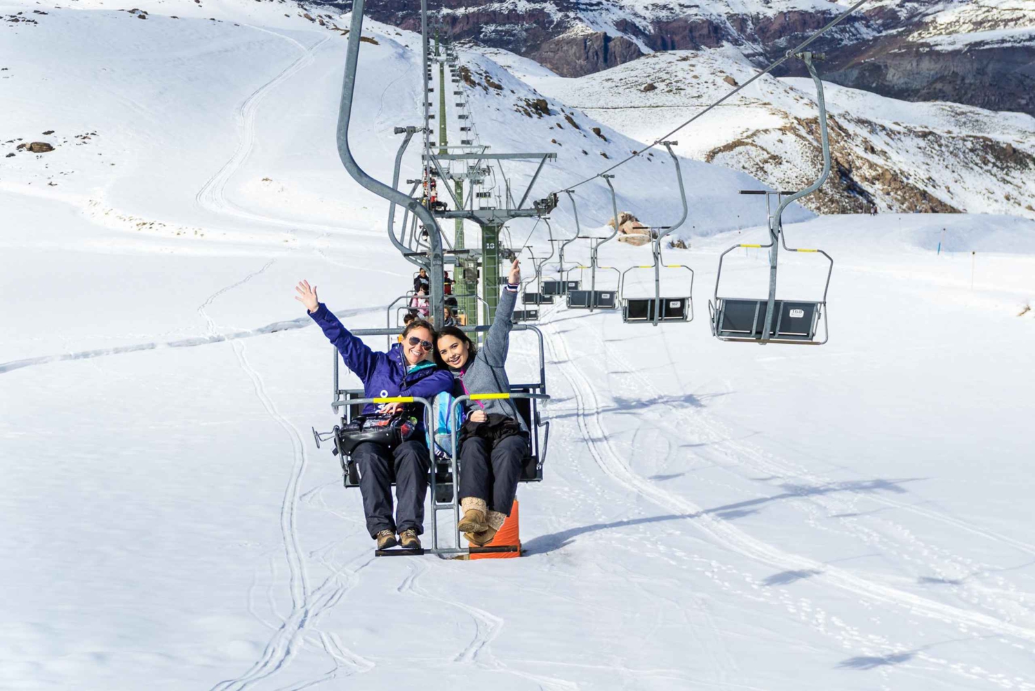 Farellones Ski : billet, cours, transport et option vêtements