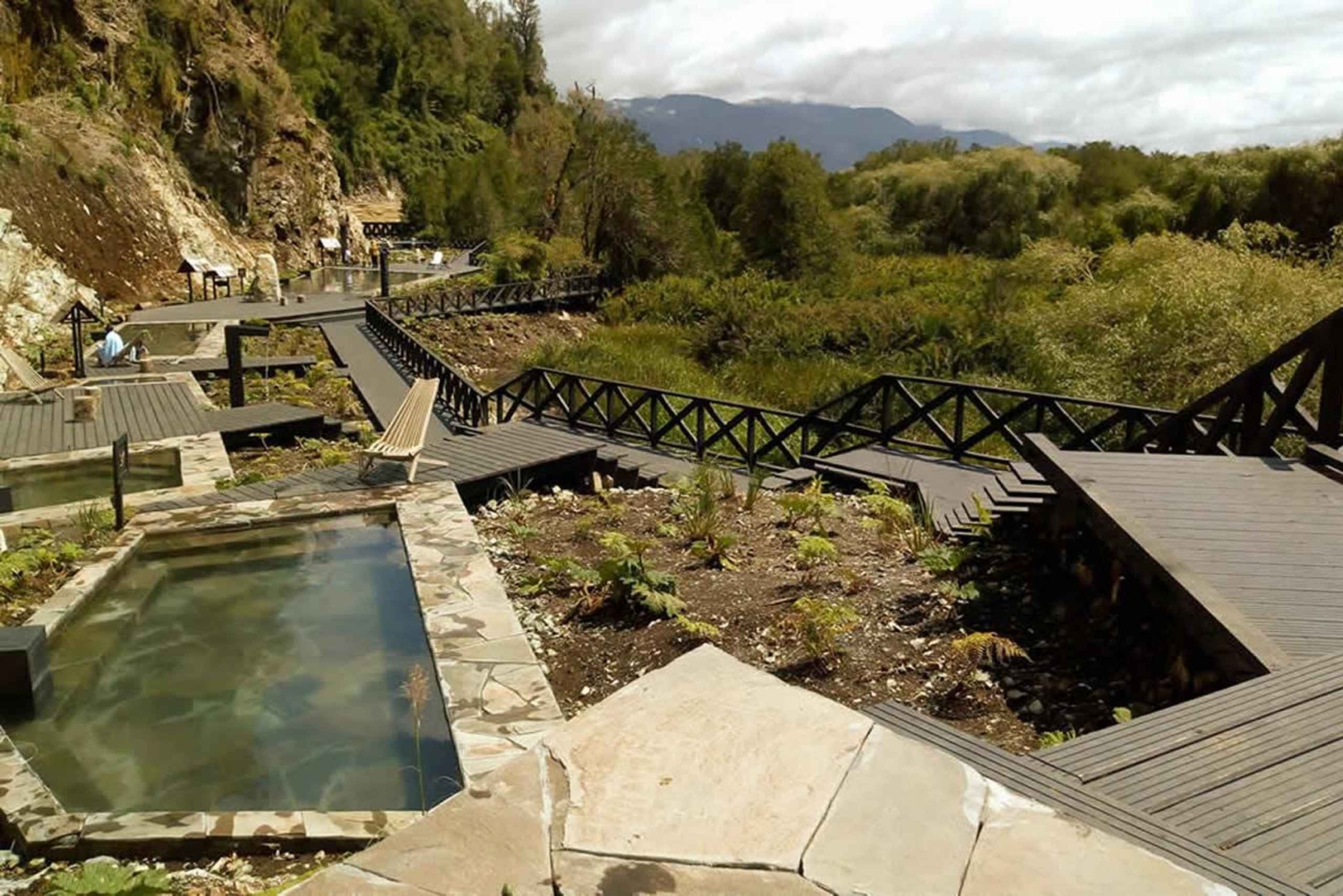 De Puerto Varas: Dia inteiro em Termas del Sol e Vale de Cochamo