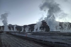 Fra San Pedro de Atacama: Geysers del Tatio Halvdagstur