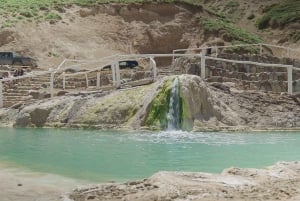 Von Santiago: Colina Thermalbäder und Embalse el Yeso mit Picknick
