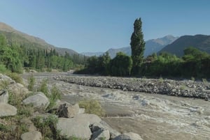 Von Santiago: Colina Thermalbäder und Embalse el Yeso mit Picknick
