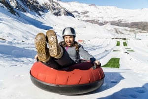 From Santiago: Farellones Park Resort Entry & Ski Classes