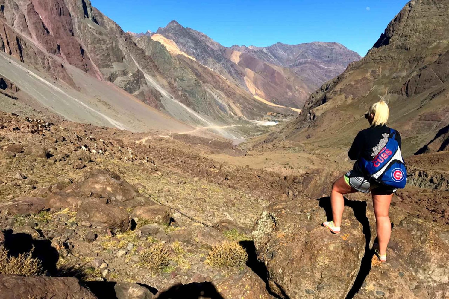 Z Santiago: Wulkan Maipo Canyon i wycieczka do gorących źródeł