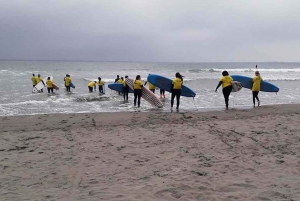 From Santiago: Surfing and Wine Full-Day Private Tour