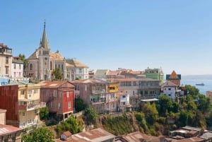 Depuis Santiago : Visite des vignobles, de Valparaíso et de Viña del Mar