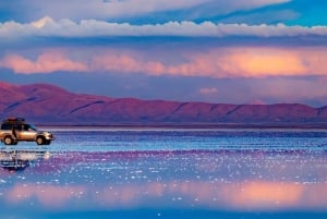 Depuis Uyuni : circuit de 3 jours Salars et lagunes jusqu'à San Pedro