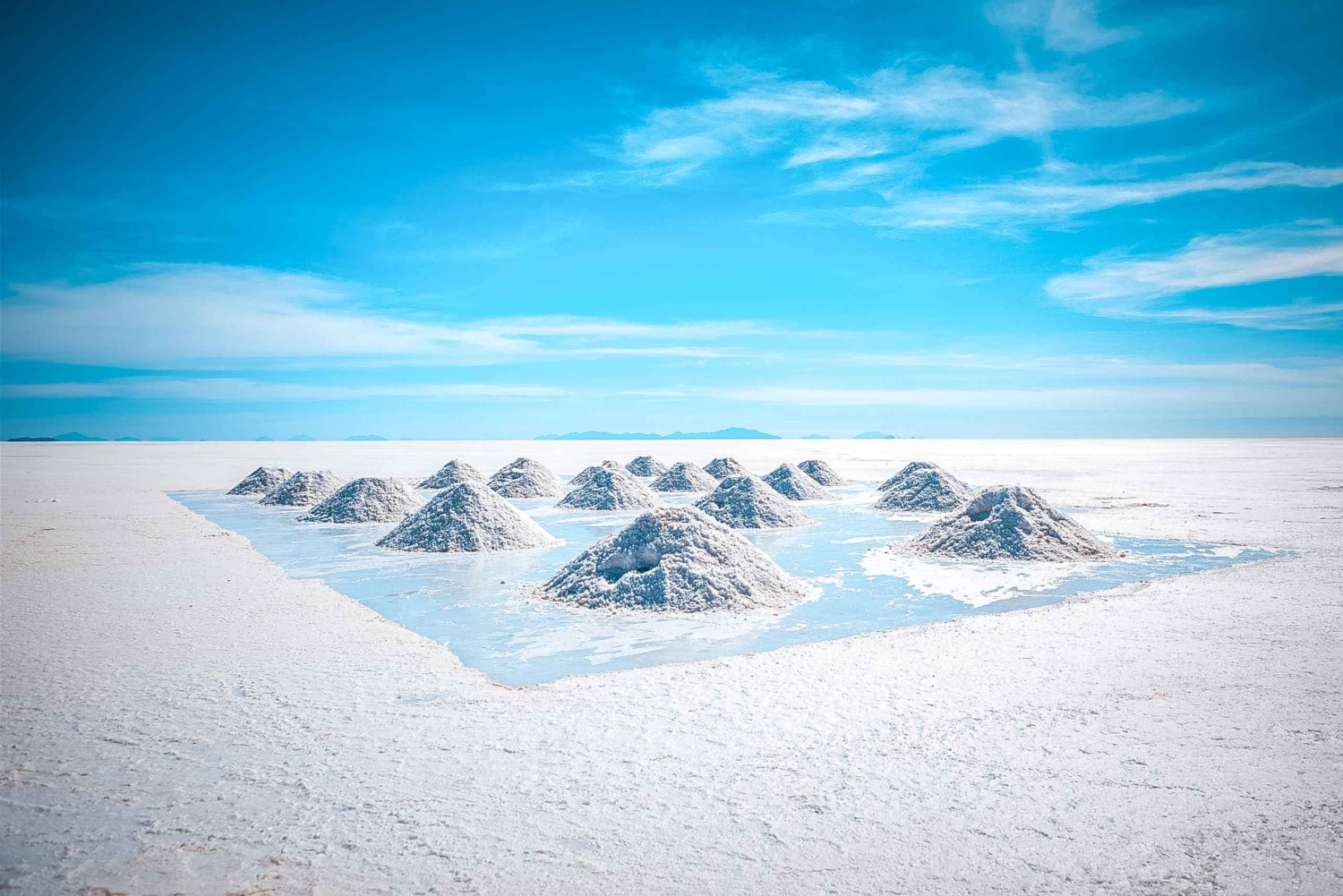 Från Uyuni: 3-dagars tur till San Pedro med besök på saltstenarna