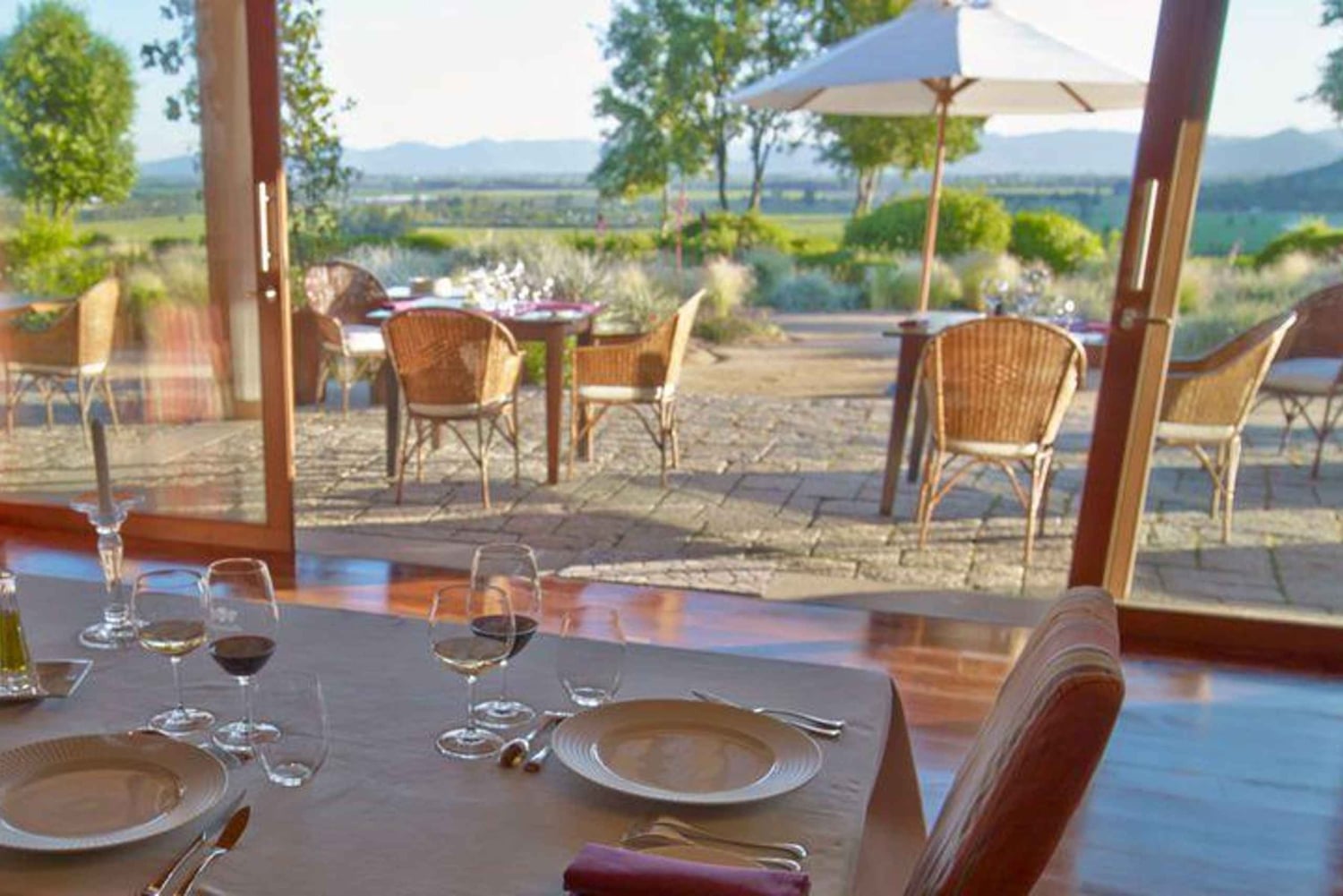 Tour de un día completo en helicóptero por el valle de Colchagua con almuerzo