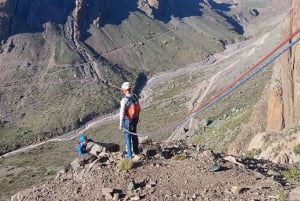 Heldags klatreeventyr i Andesbjergene nær Santiago