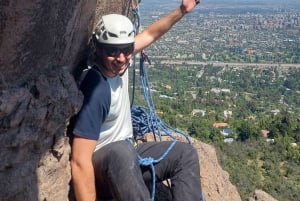Heldags klatreeventyr i Andesbjergene nær Santiago
