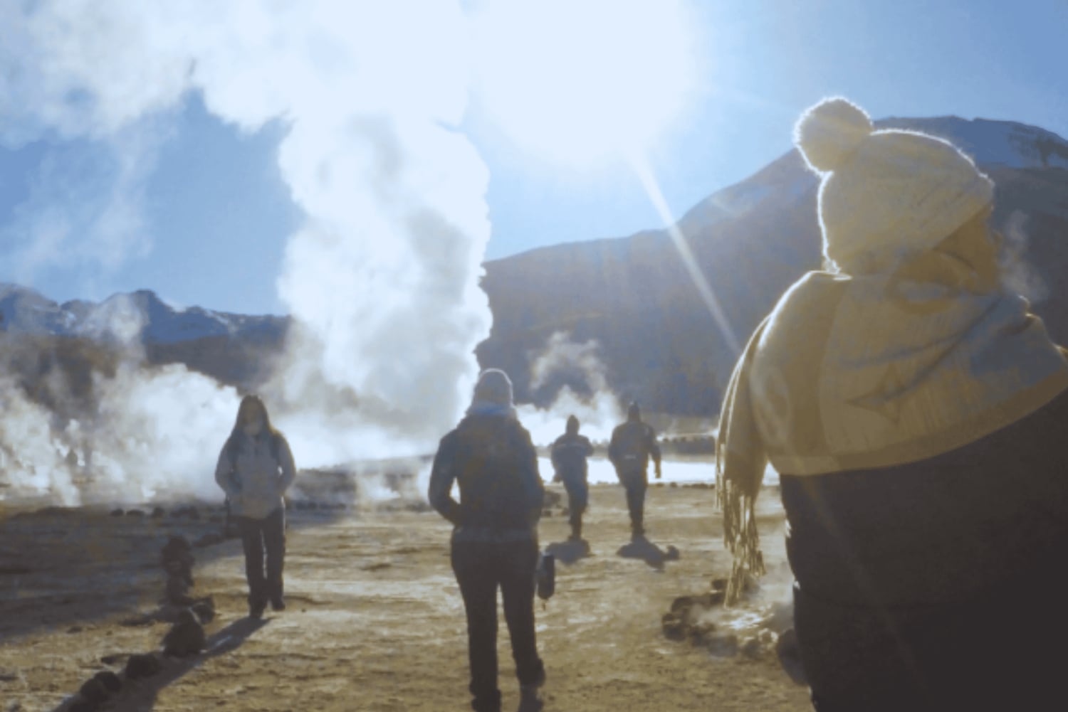 Geysers del Tatio : Lever de soleil et petit-déjeuner à Atacama