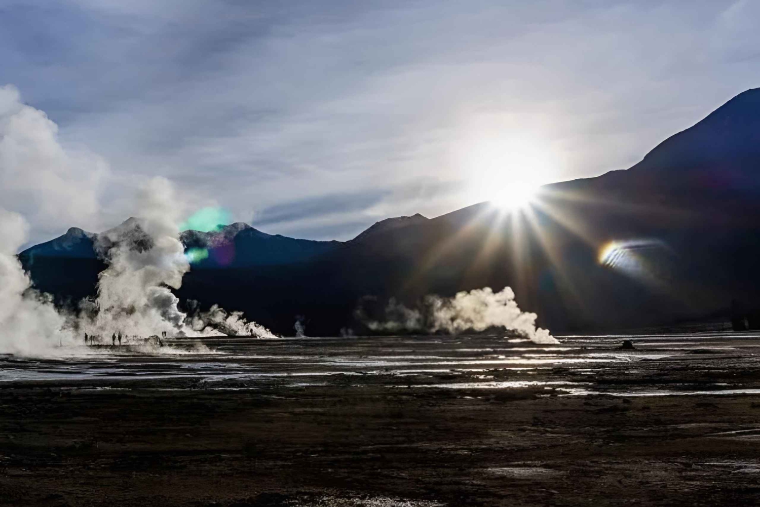Geysers del Tatio : Lever de soleil et petit-déjeuner à Atacama