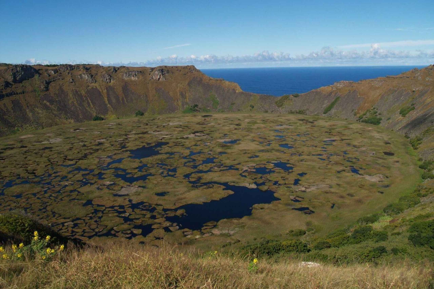 Puolipäiväretki Orongoon ja Rano Kauhun Pääsiäissaarella