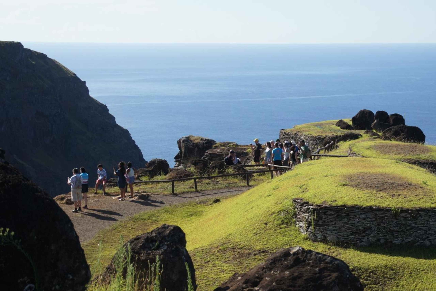 Puolipäiväretki Orongoon ja Rano Kauhun Pääsiäissaarella