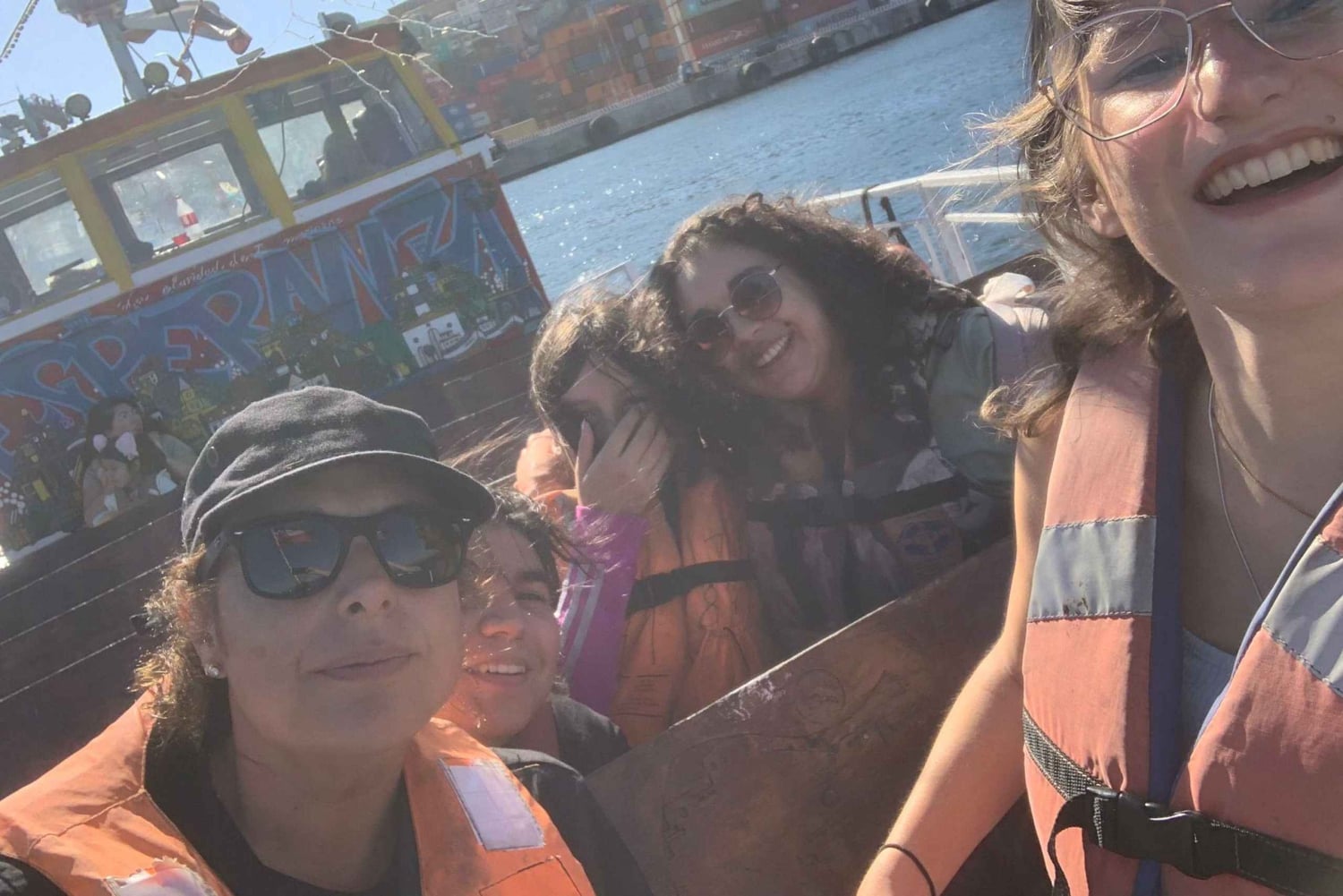 Historiske Valparaíso: Tur i privat båd + rundtur i den historiske bydel