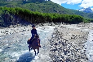 Mallín Grande: Full-day horseback ride to Ventisquero Tronador