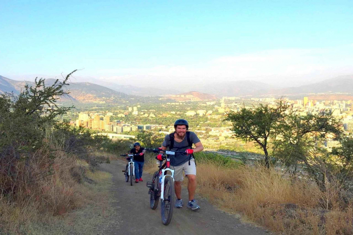 Mountainbiketocht in Cerro San Cristóbal