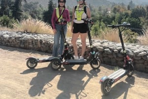 Natura e urbanistica in scooter a Santiago