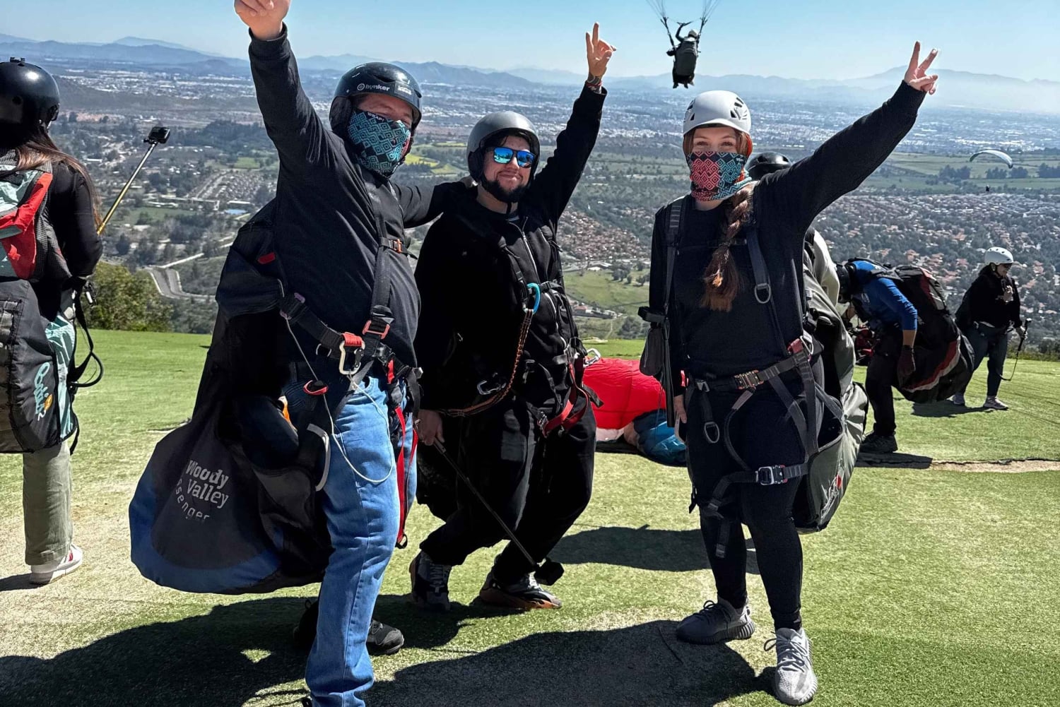 Paragliding i Santiago