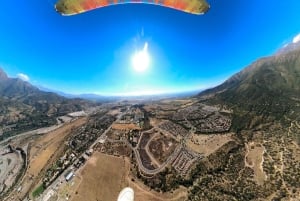 Paragliding i Santiago