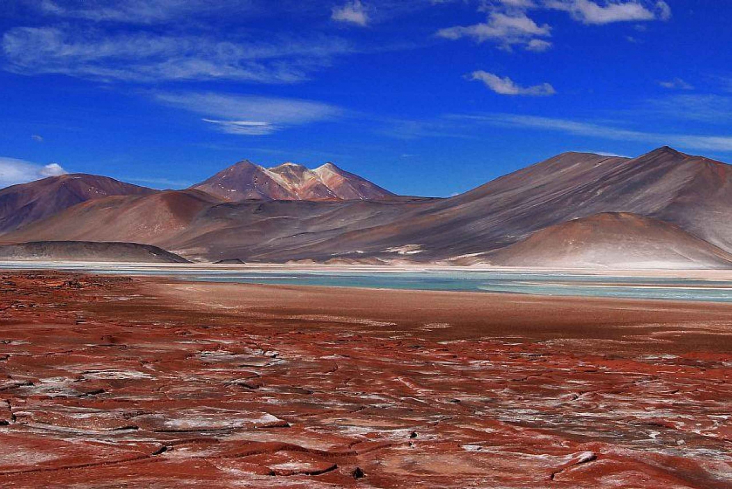 San Pedro de Atacama: Piedras Rojas, Salar de Atacama, søer