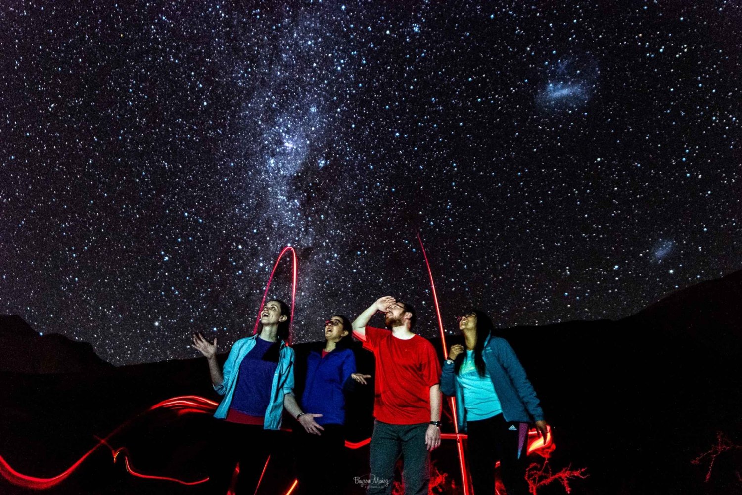 Pisco Elqui: Observación de estrellas en la cima de la montaña y retrato nocturno