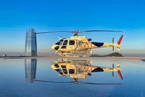 Private Helicopter Flight to winery with Sparkling Wine