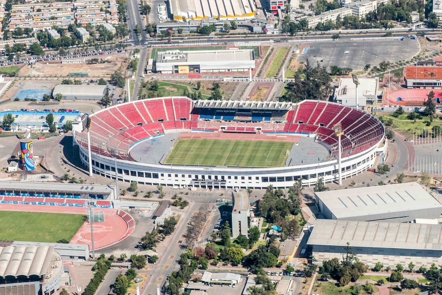 Visite privée en hélicoptère au-dessus de Santiago avec transport à l'hôtel