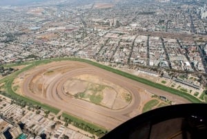 Visite privée en hélicoptère au-dessus de Santiago avec transport à l'hôtel