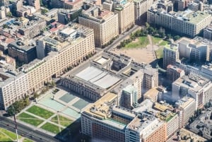 Visite privée en hélicoptère au-dessus de Santiago avec transport à l'hôtel