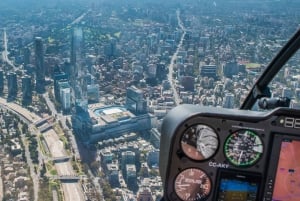 Visite privée en hélicoptère au-dessus de Santiago avec transport à l'hôtel