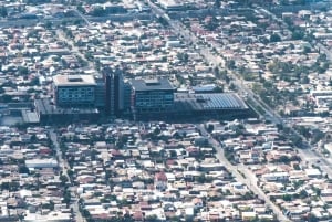 Visite privée en hélicoptère au-dessus de Santiago avec transport à l'hôtel