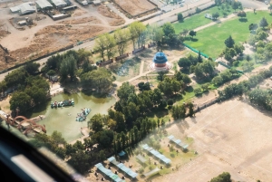 Visite privée en hélicoptère au-dessus de Santiago avec transport à l'hôtel