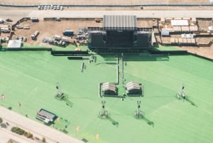 Visite privée en hélicoptère au-dessus de Santiago avec transport à l'hôtel