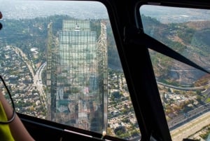 Visite privée en hélicoptère au-dessus de Santiago avec transport à l'hôtel