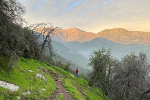 Private Sunset Hike from Santiago with Stunning Andes Views
