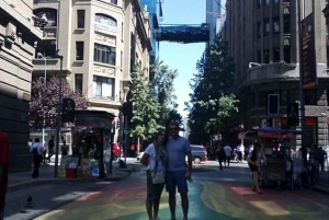 Tour privato a piedi di Santiago come un locale