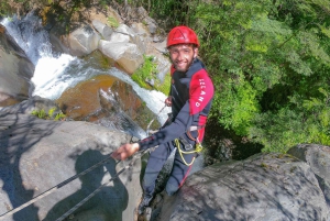 Pucón: Canyoning on the Correntoso River with Expert Guides