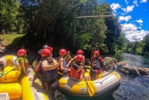 Pucón: rodzinna wyprawa na tratwach po rzece Liucura dla wszystkich grup wiekowych