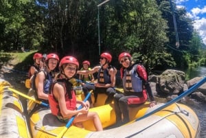 Pucón: rodzinna wyprawa na tratwach po rzece Liucura dla wszystkich grup wiekowych